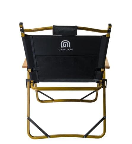 グリンゲート GRINGATE アウトドアチェア 黒 折りたたみ式　ブラック2脚