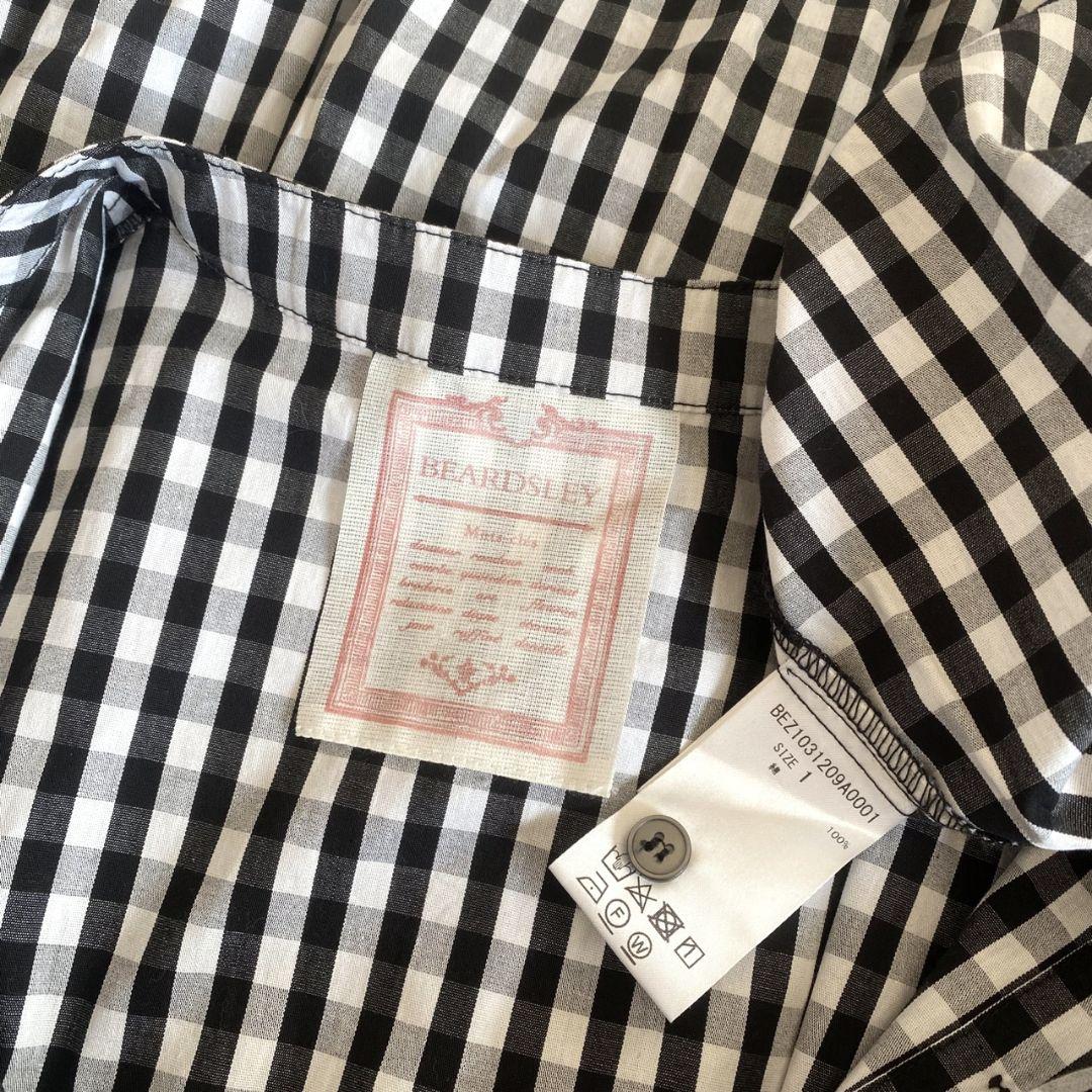 ビアズリー BEARDSLEY ロングワンピース ギンガムチェック ゆっくり