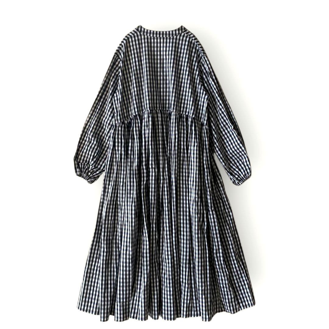 ビアズリー BEARDSLEY ロングワンピース ギンガムチェック ゆっくり