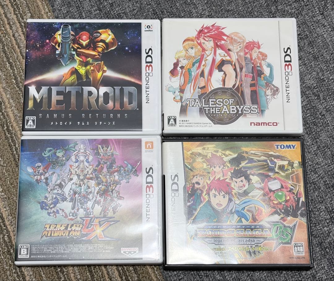 テイルズオブジアビス メトロイド スパロボ ゾイドサーガ セット