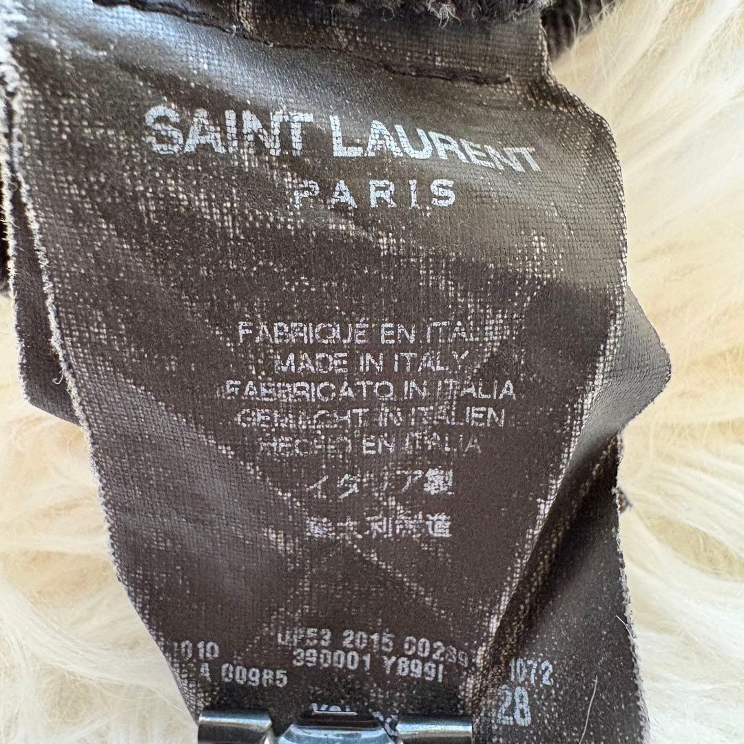 SAINTLAURENT 2015 エディ期 ブラックデニムパンツ 28インチ