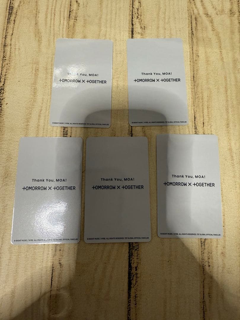 TXT FC ファンクラブ 新規入会 紹介 限定 トレカ 5枚セット