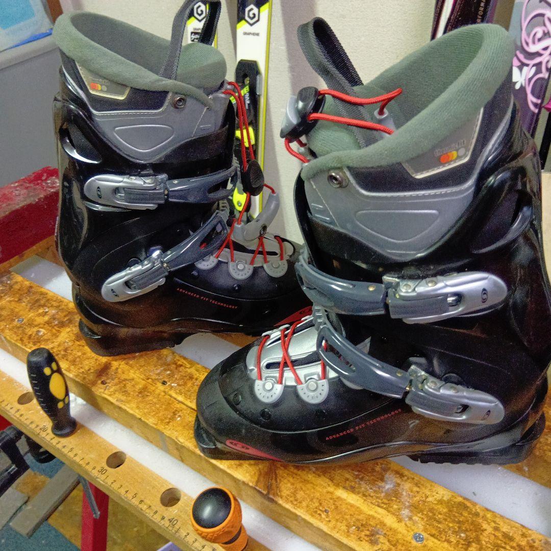 160cmスワロー…メンテナス済 靴26cm ストック付