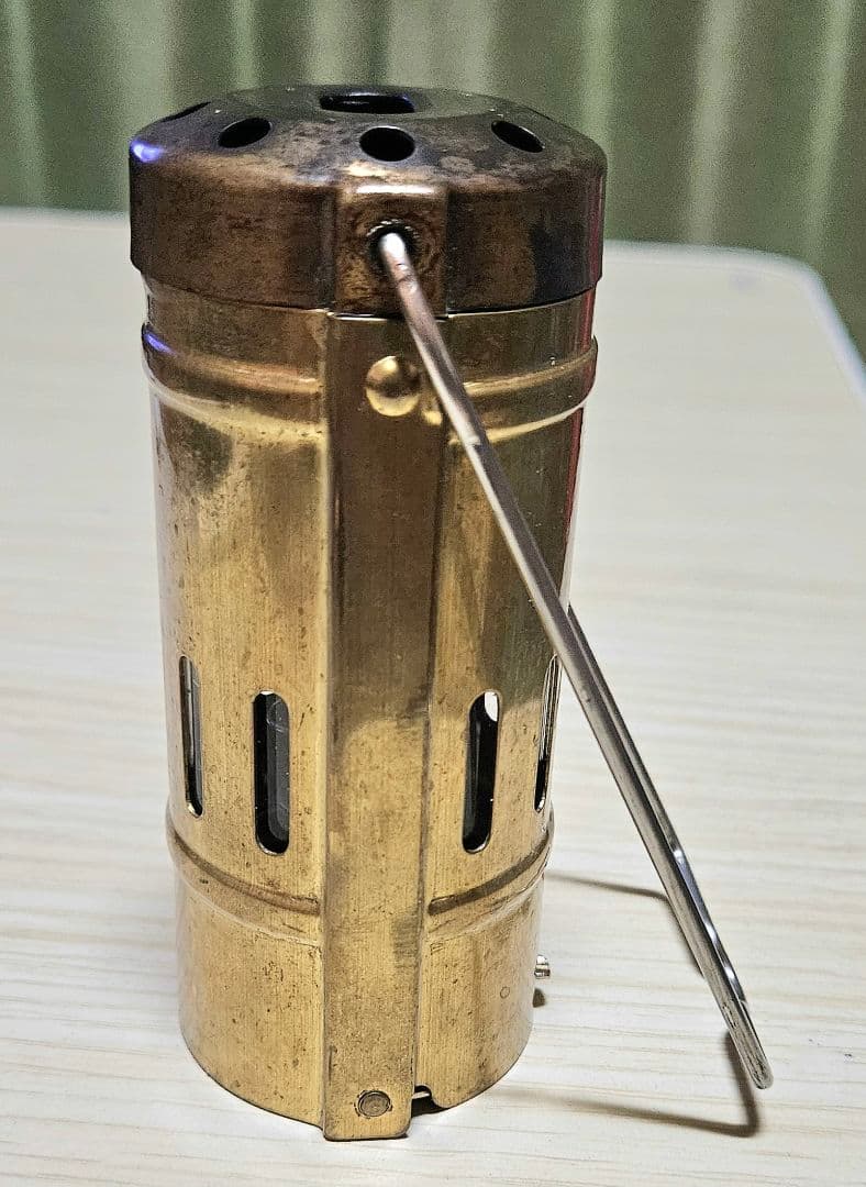 h*o様 真鍮製 キャンドルランタン レトロ アンティーク風 アウトドア キャン