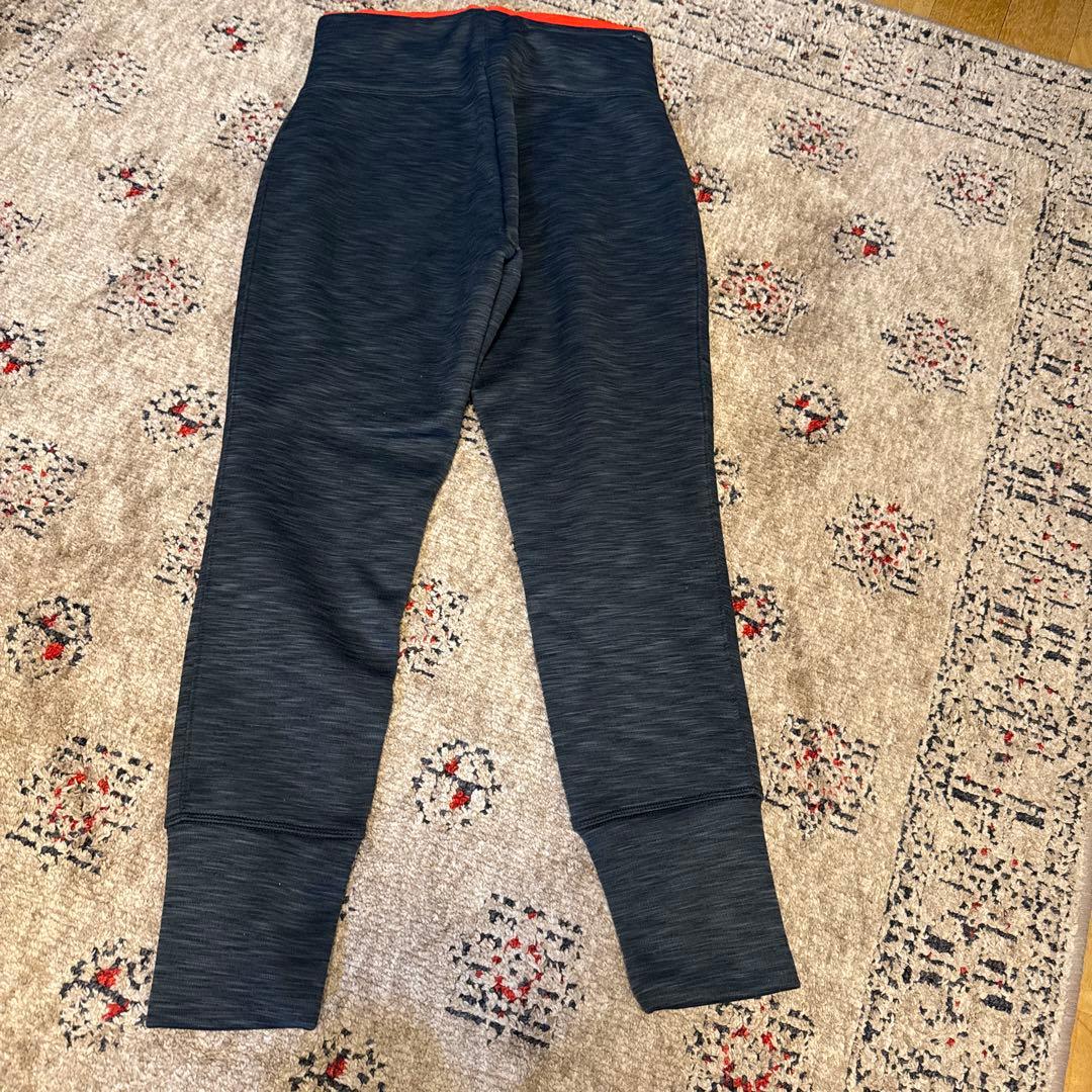 adidas フード付きジャージ上下セット オレンジ　裏起毛　Sサイズ