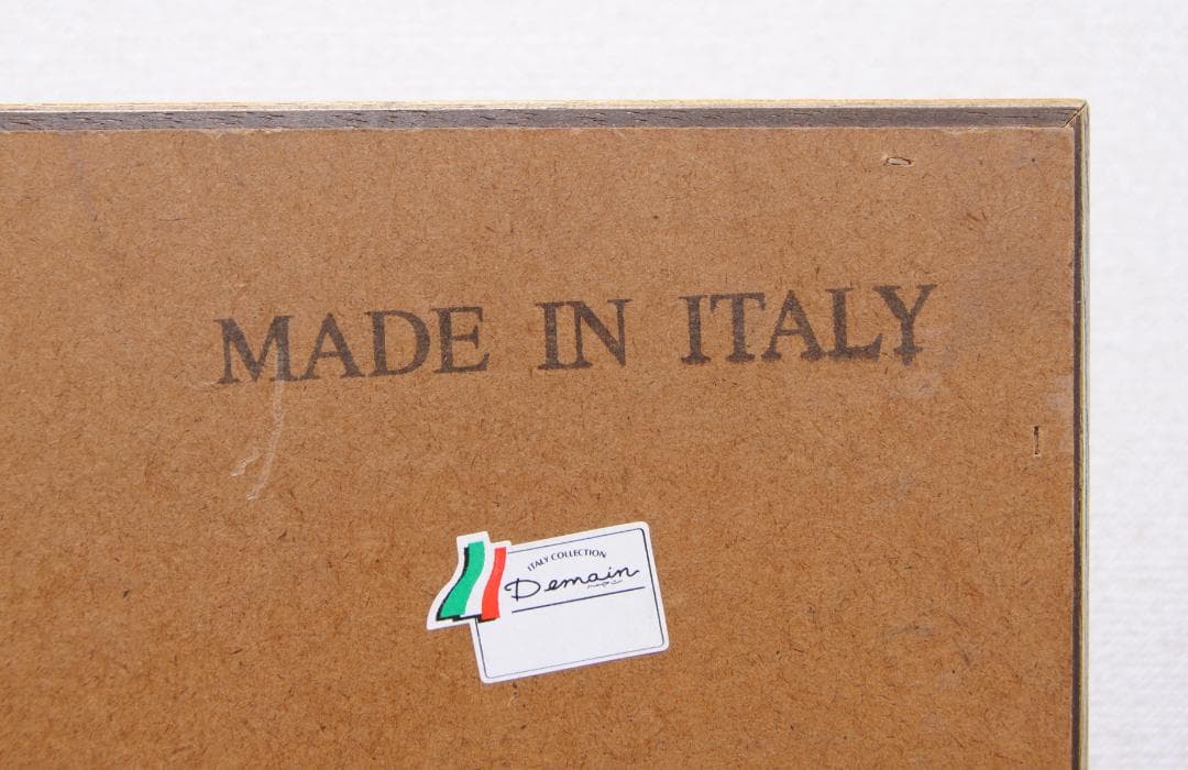 ゴブラン織 イタリア製 ドマン Demain 花 モチーフ 額 アート