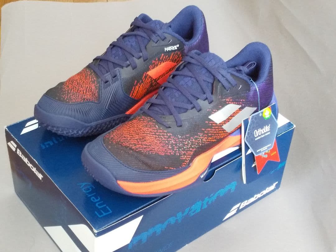 新品　バボラ　ジェットマッハ3 　テニスシューズ 　オムニコート 26.5