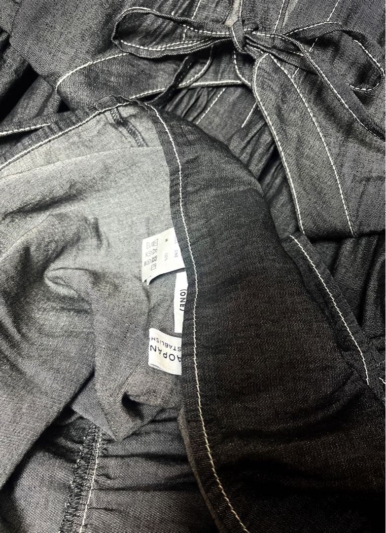 CIAOPANIC TYPY ティアードデニムロングワンピース 大きいサイズ