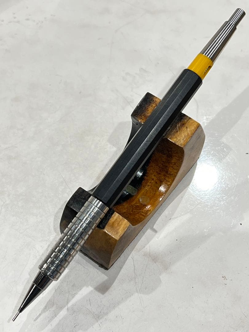 Ag　pg5+黒檀12角軸ステングリップ、ノックカバー、ノックボタン