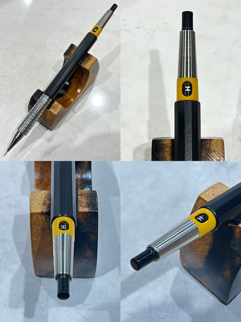 Ag　pg5+黒檀12角軸ステングリップ、ノックカバー、ノックボタン