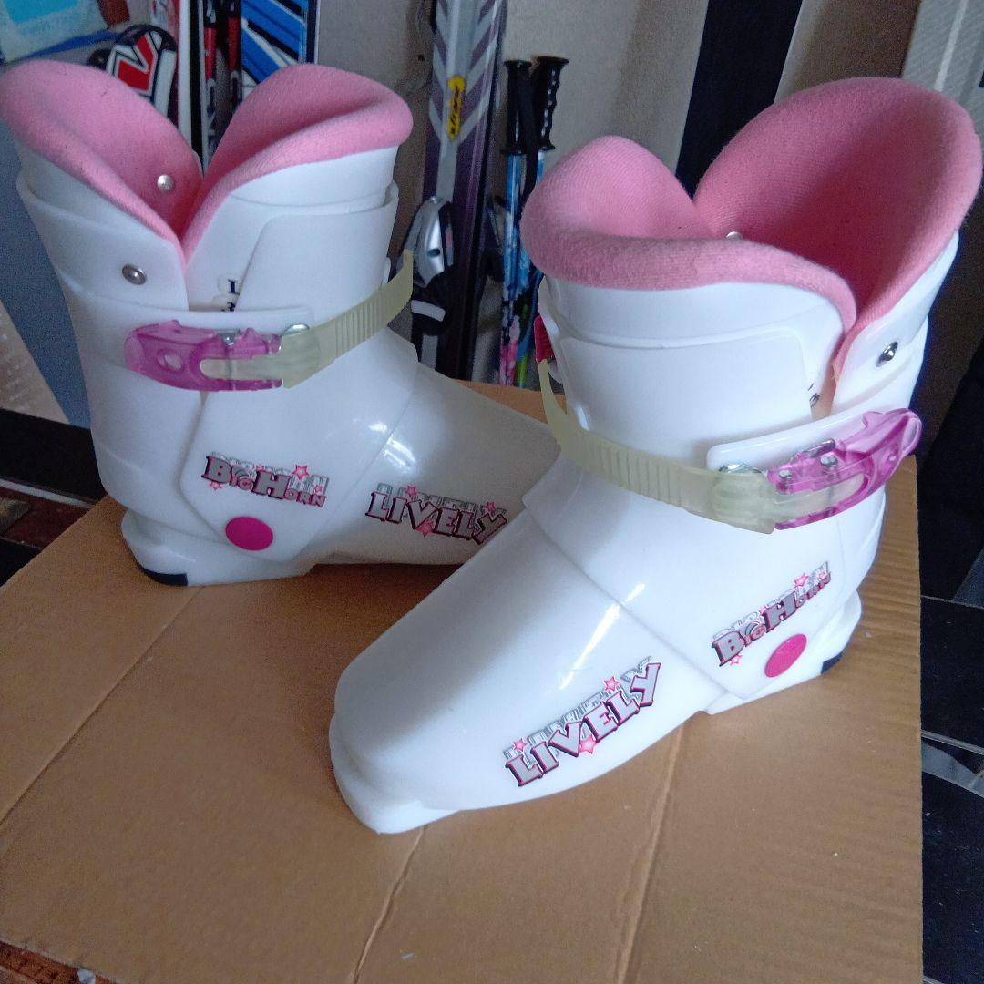 メンテナス済…すぐ使えます カザマ130cm靴23cmポール付