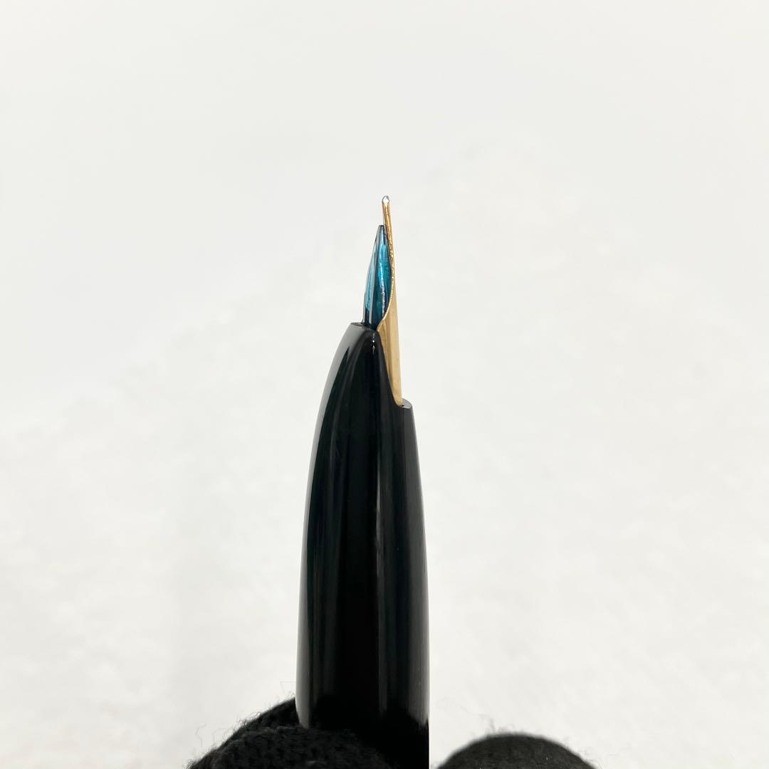 プラチナム　万年筆　アマゾネス　中古　18K　ブラウン