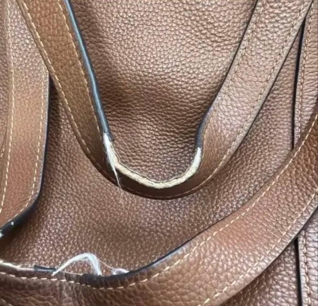 コーチ　ビジネスcoach ブラウンレザートートバッグ　ブラウン