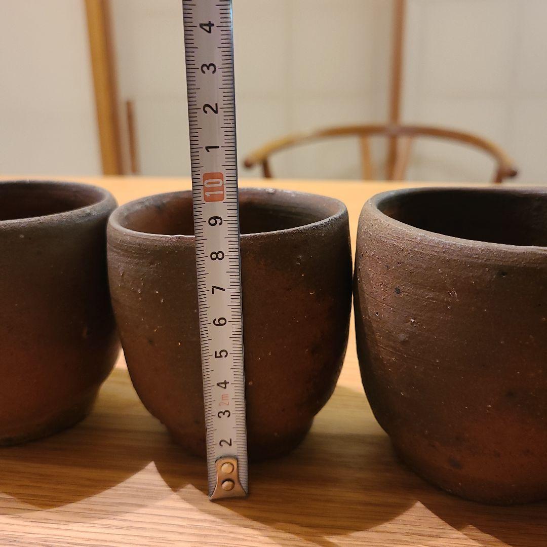 備前焼　湯のみ　5客