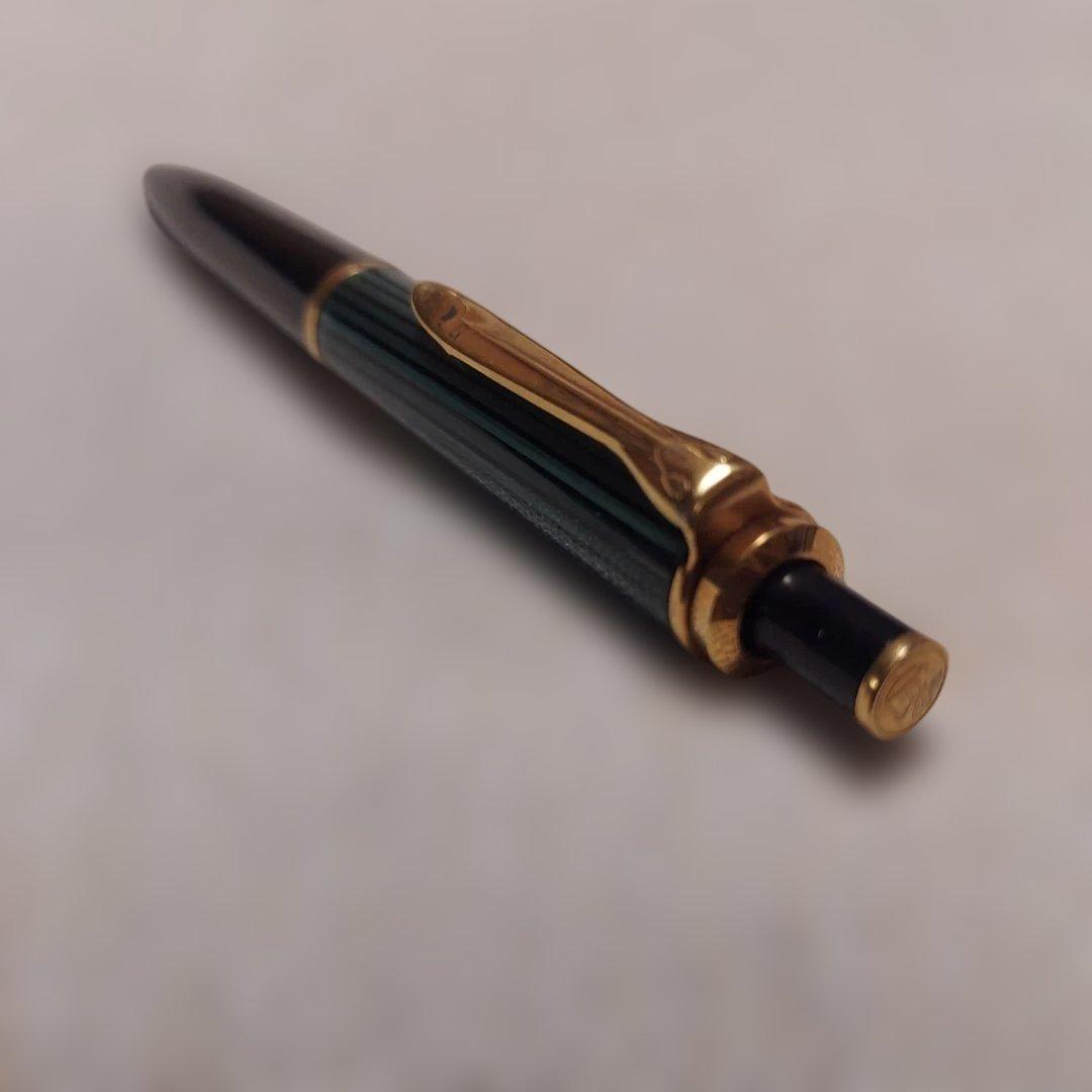 ペリカン　シャーペン　スーベレーン　緑縞　旧西ドイツ製　ビンテージ