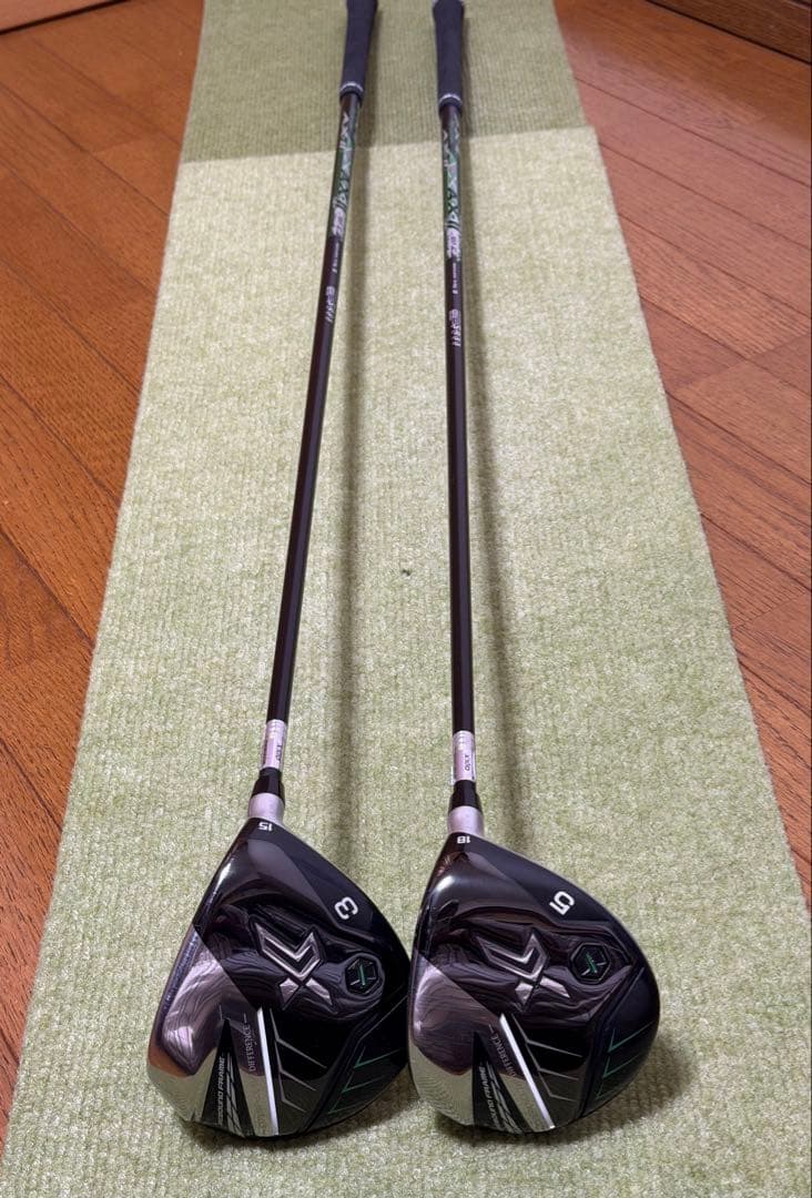 【２本セット】ゼクシオX 2022 ユーティリティー3番 ・5番