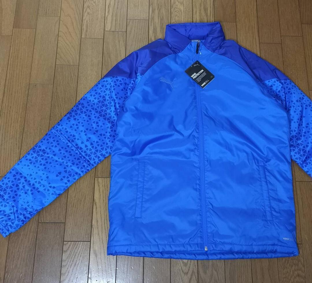 24,200円　プーマ　中綿　ウォーマー上下　ウィンド　658814　青紺　L