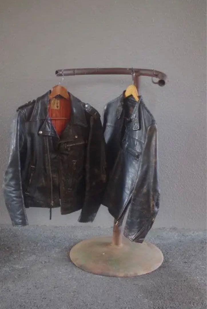 ビンテージ アイアン サークルラック アンティーク家具 店舗什器飾り棚