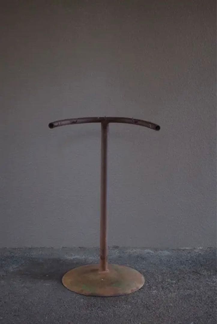 ビンテージ アイアン サークルラック アンティーク家具 店舗什器飾り棚