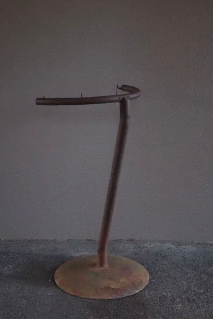 ビンテージ アイアン サークルラック アンティーク家具 店舗什器飾り棚