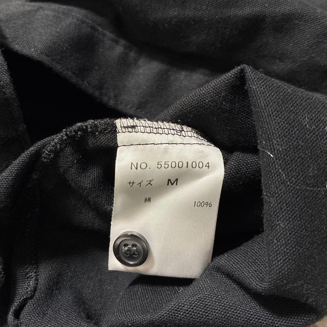 &ellecy ロイスクレヨン　ビックシャツワンピース　バックロゴ　ブラック