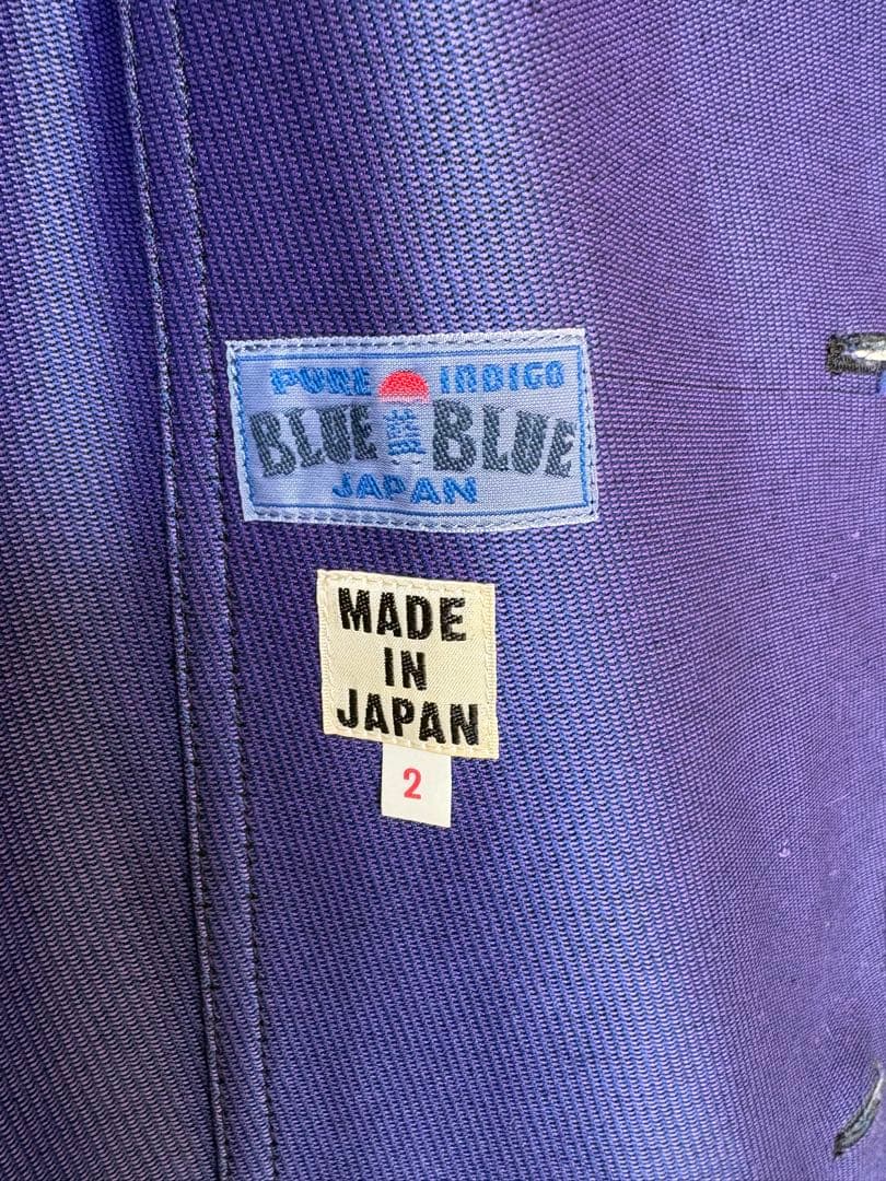 BLUE BLUE JAPAN ネイビー ロングコート
