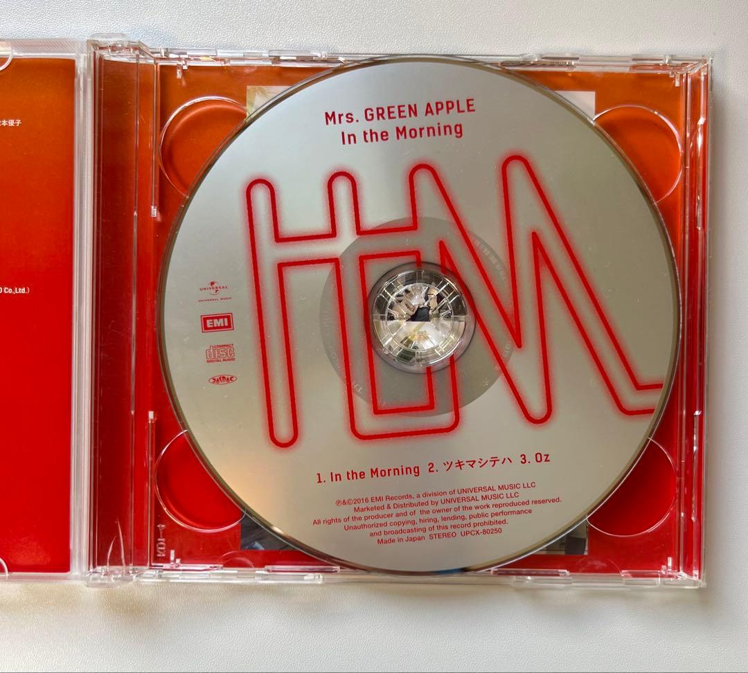 正規品　ミセスグリーンアップル　in the morning 初回限定盤　CD