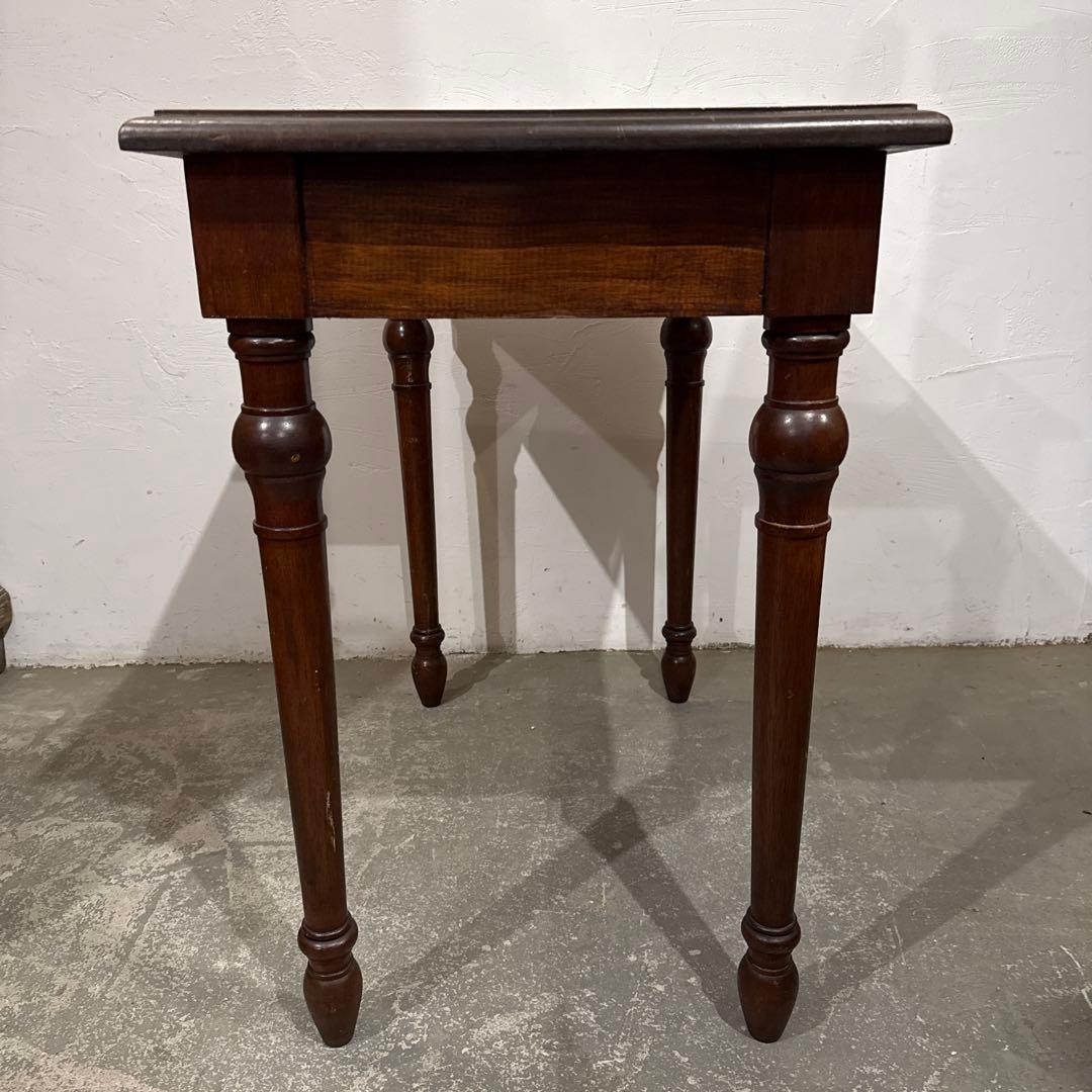 ヴィンテージ　木製サイドテーブル　デスク