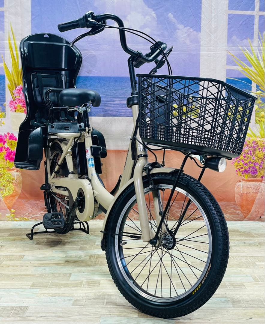 ギュットアニーズ⭐️16AH！パナソニック子供乗せ電動アシスト自転車Y3537