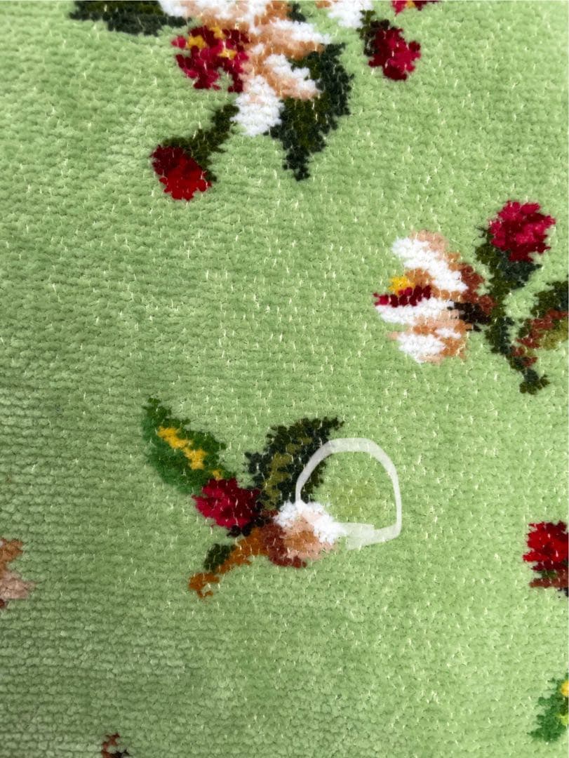 FEILER フェイラー エプロン お花柄 グリーン系