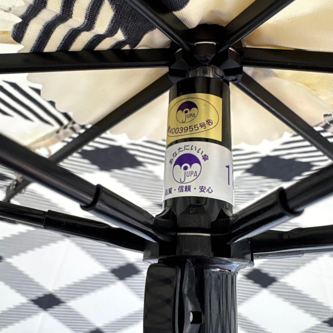 極美品☆ラルフローレン　折り畳み傘　雨傘　ポロ刺繍　チェック