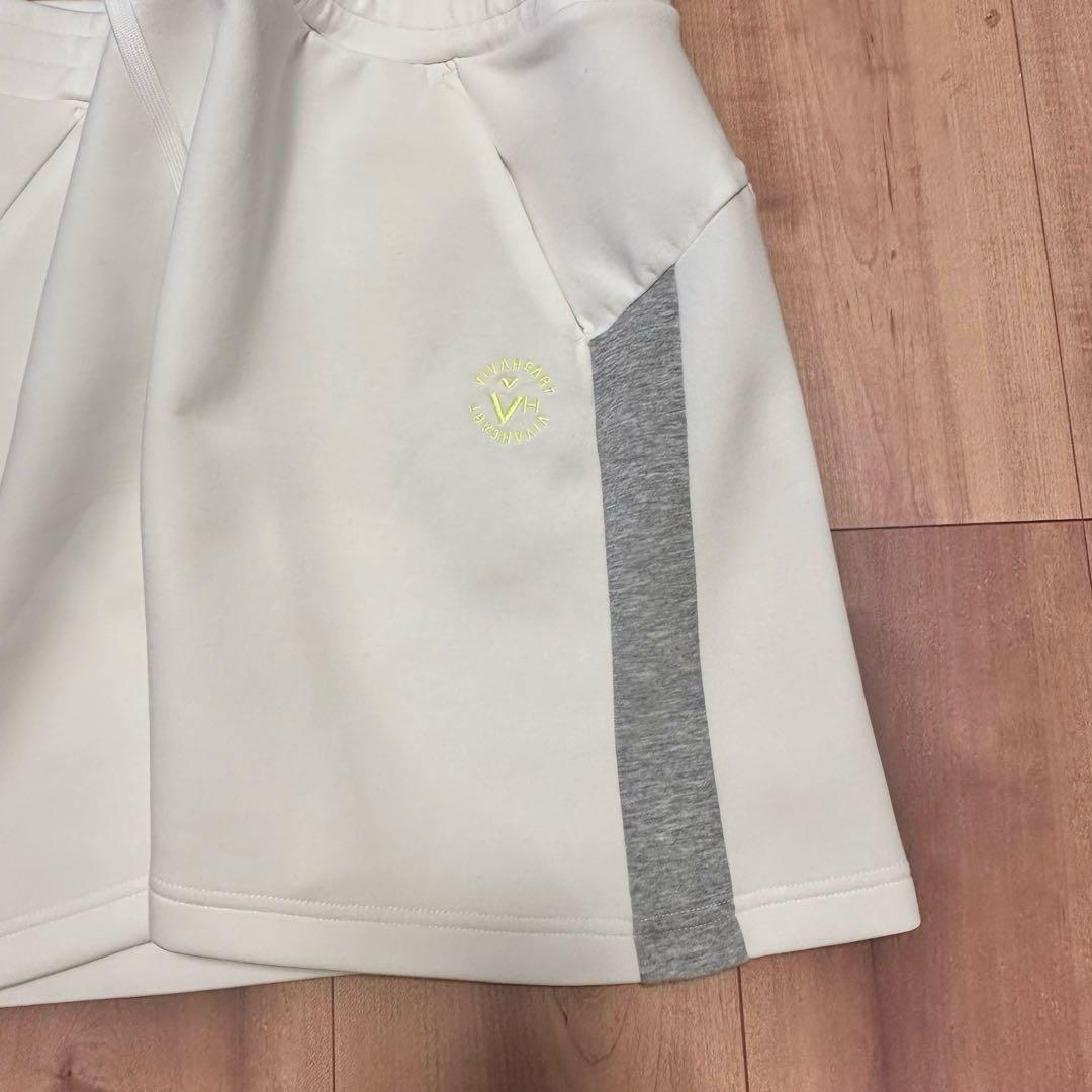 長袖ポロ　オーバーサイズ　クロップド丈　スカート　セットアップ　春秋　ドルマン