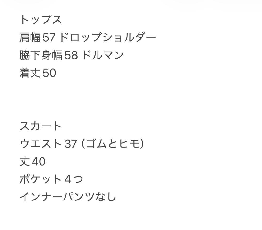 長袖ポロ　オーバーサイズ　クロップド丈　スカート　セットアップ　春秋　ドルマン