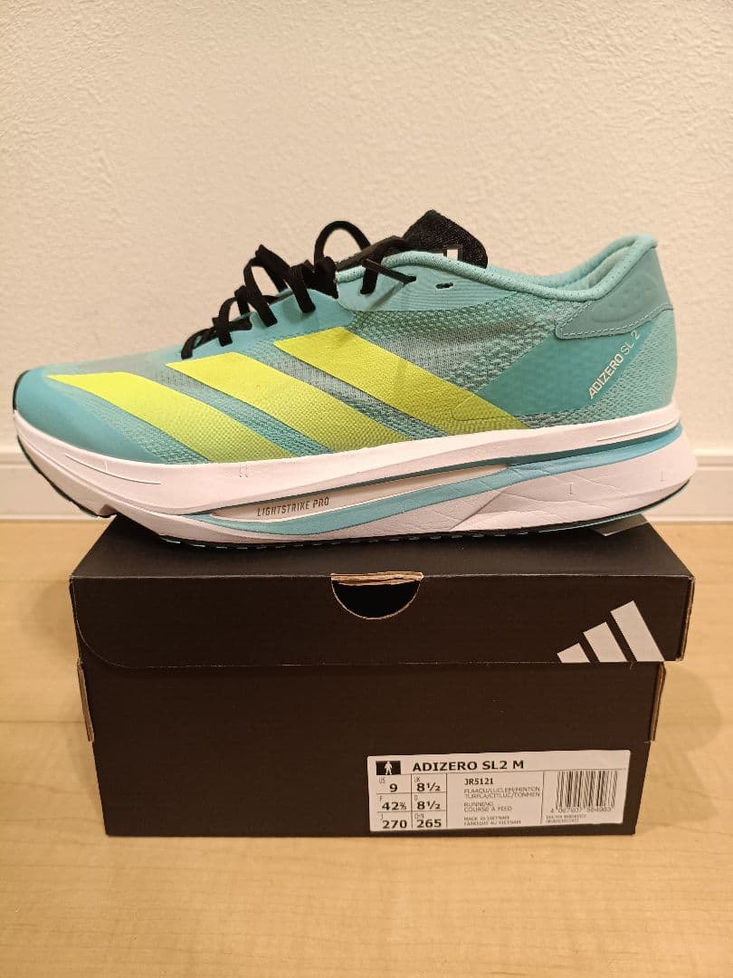 adidas ADIZERO SL2 M 27.0cm 美品