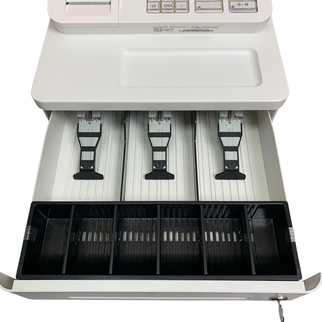 CASIO 電子レジスター SR-G3-EX ホワイト インボイス対応