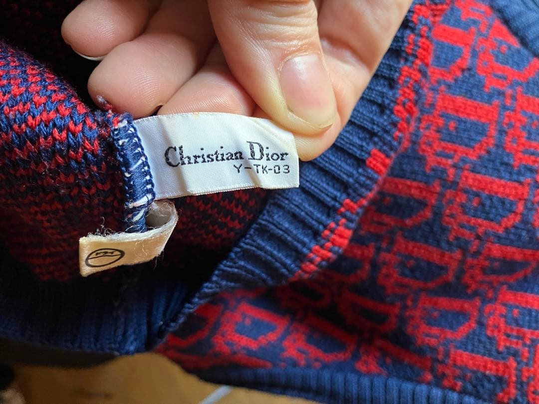 MISS DIOR毛100％ベスト　ビンテージ