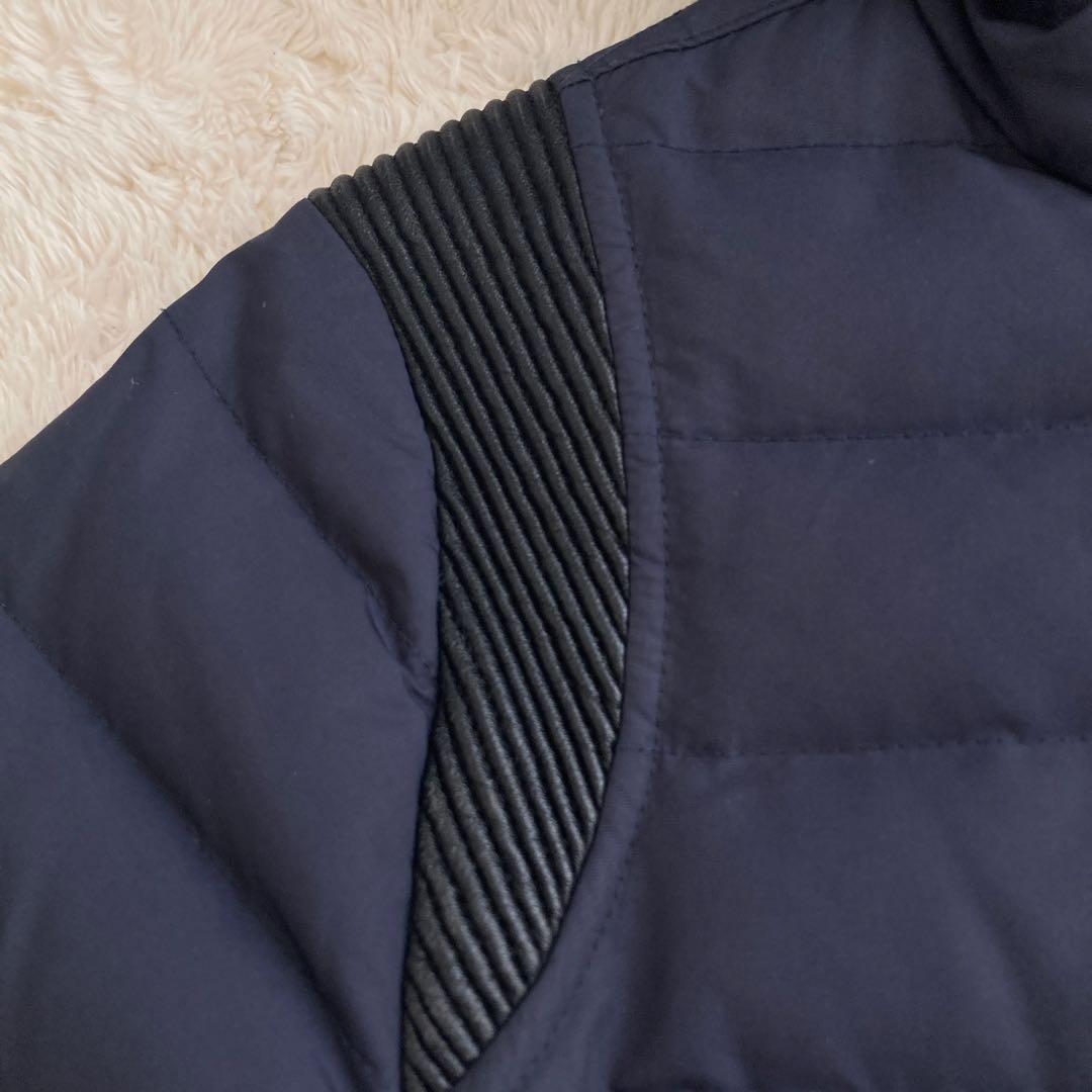 MARK&LONAマークアンドロナ　ダウンジャケット　ネイビー　S