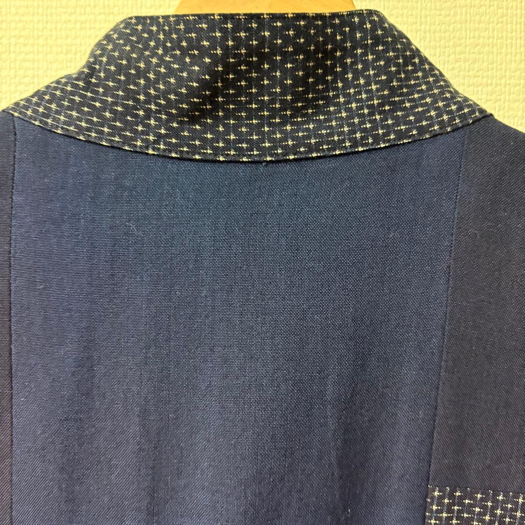 ◇極美品◇儀右ヱ門◇儀右衛門◇ギエモン◇久留米絣◇絣◇ロングコート◇羽織り◇