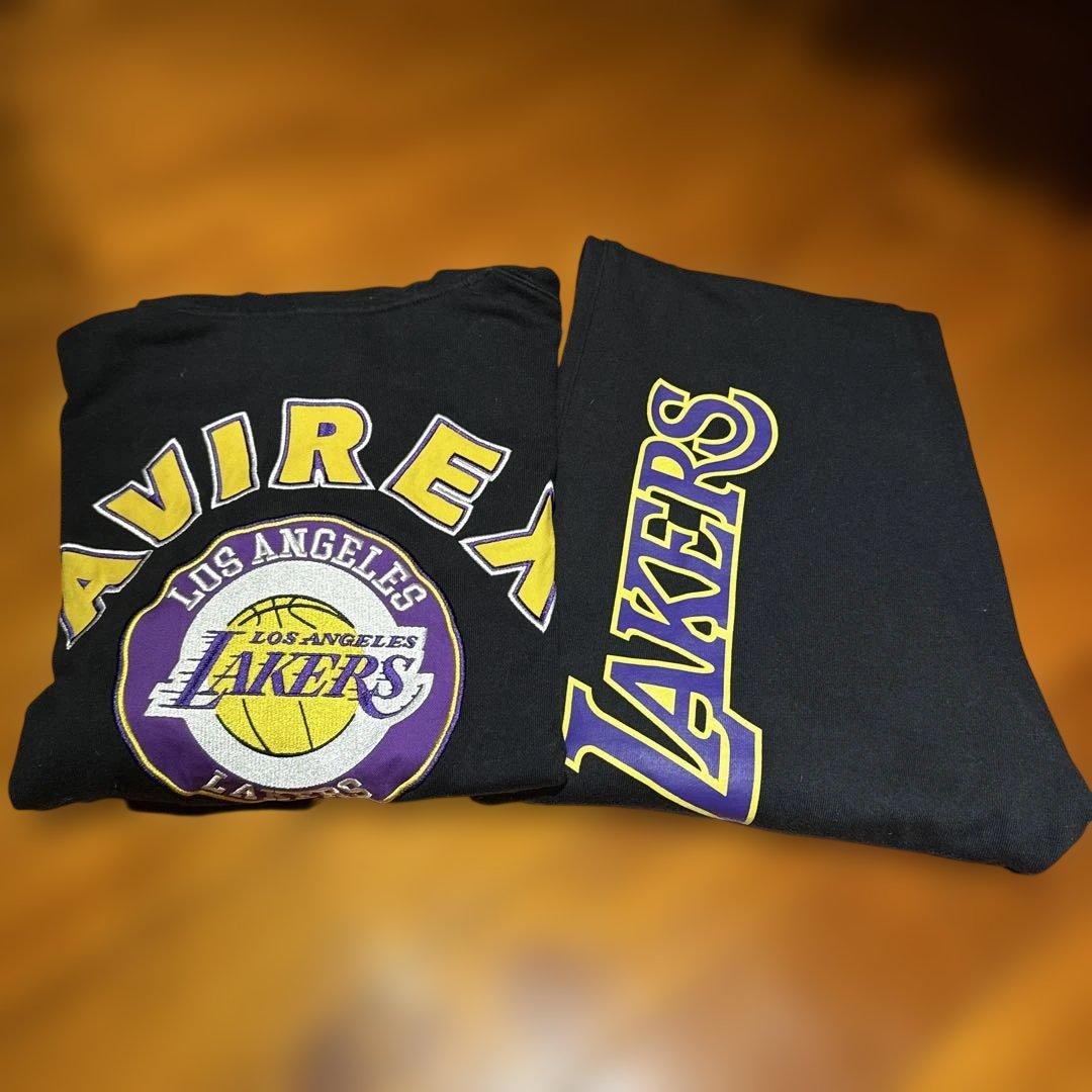 AVIREX Lakersコラボスウェットセットアップ