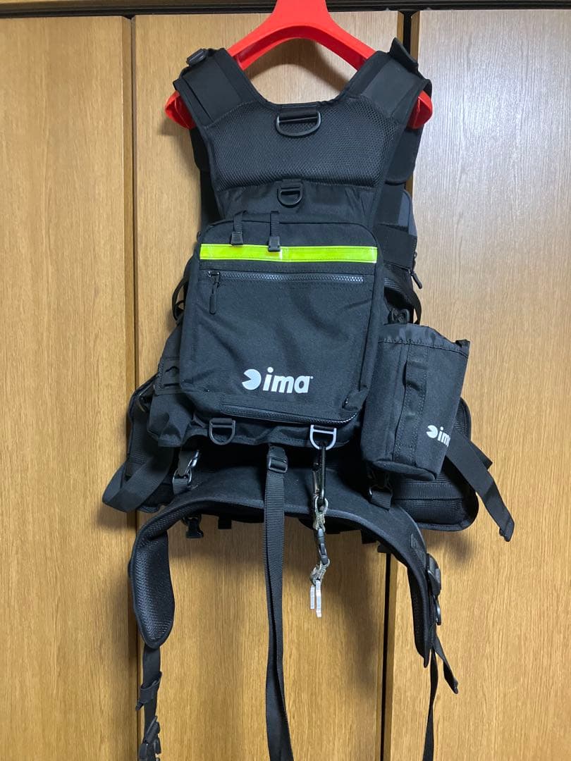 ima アムズデザイン フローティングベスト X-0Ⅱ ポーチ付き 美品