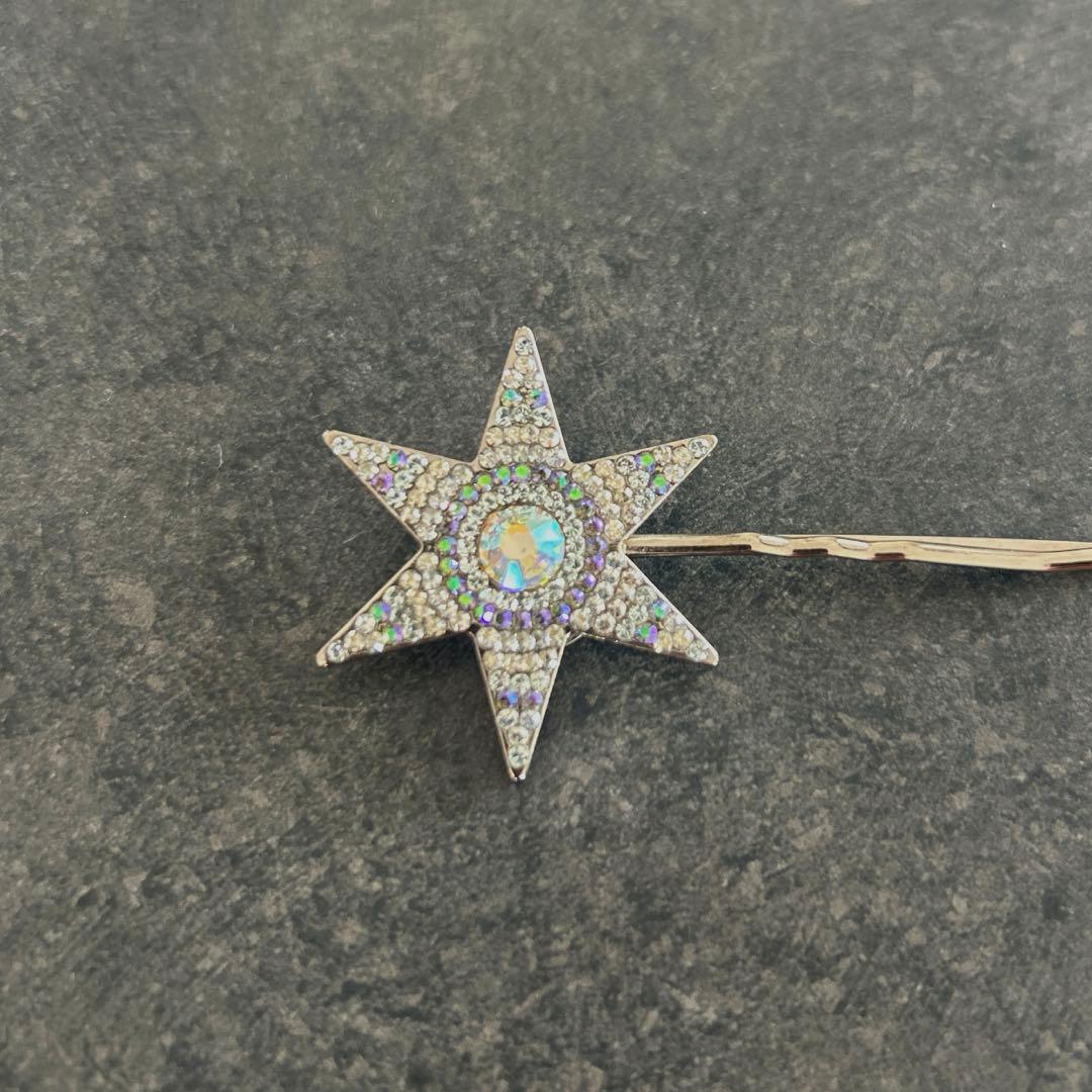 お値下げ【acca アッカ】スター　星　ヘアピン　ヘアアクセサリー