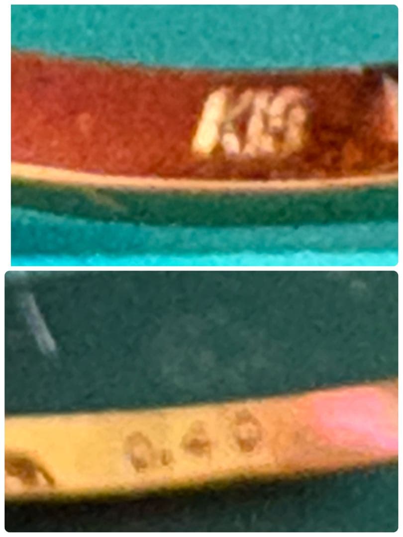 k18ゴールド✨ダイヤ取り巻き0.4ct✨キランキランリング❣️
