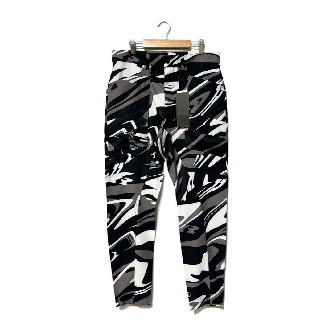 新品 ラッセルノ ゴルフ コンバット ポケット ロングパンツ ブラックカモ M4