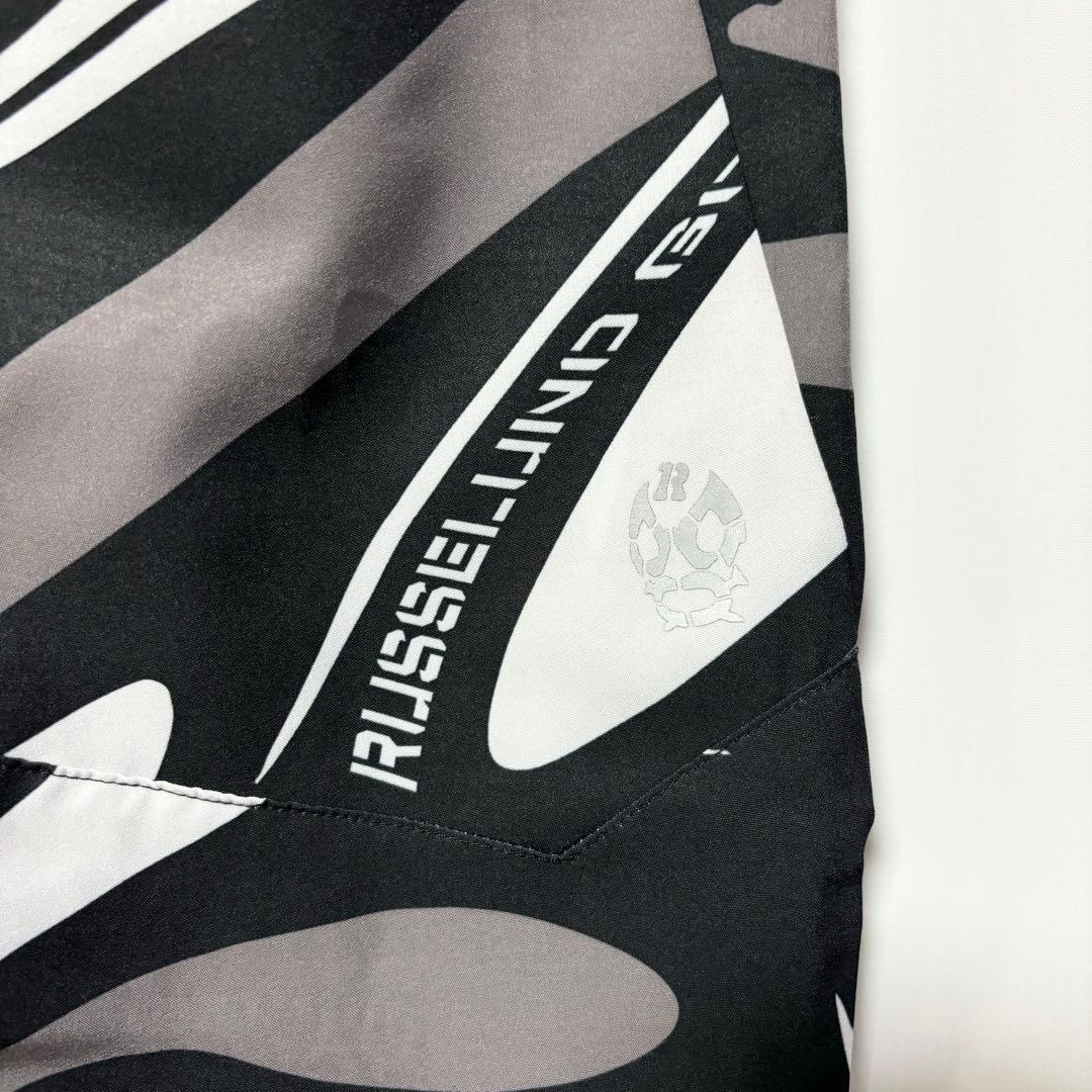 新品 ラッセルノ ゴルフ コンバット ポケット ロングパンツ ブラックカモ M4