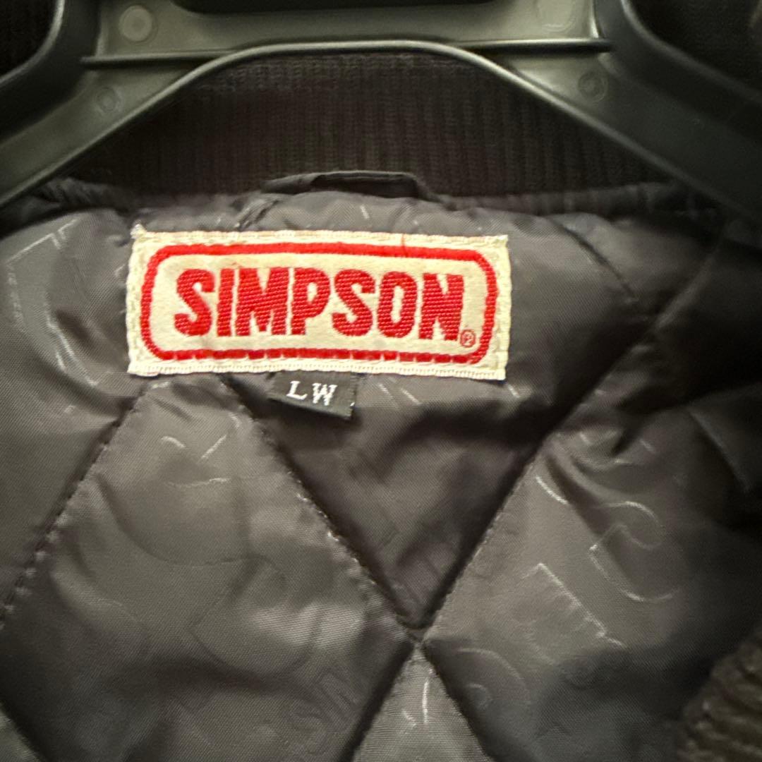 SIMSON レザージャケット ブラック　シンプソン　サイズLW