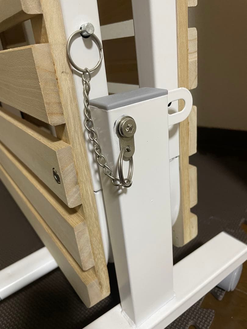 折りたたみベッド 木製スラット キャスター付き