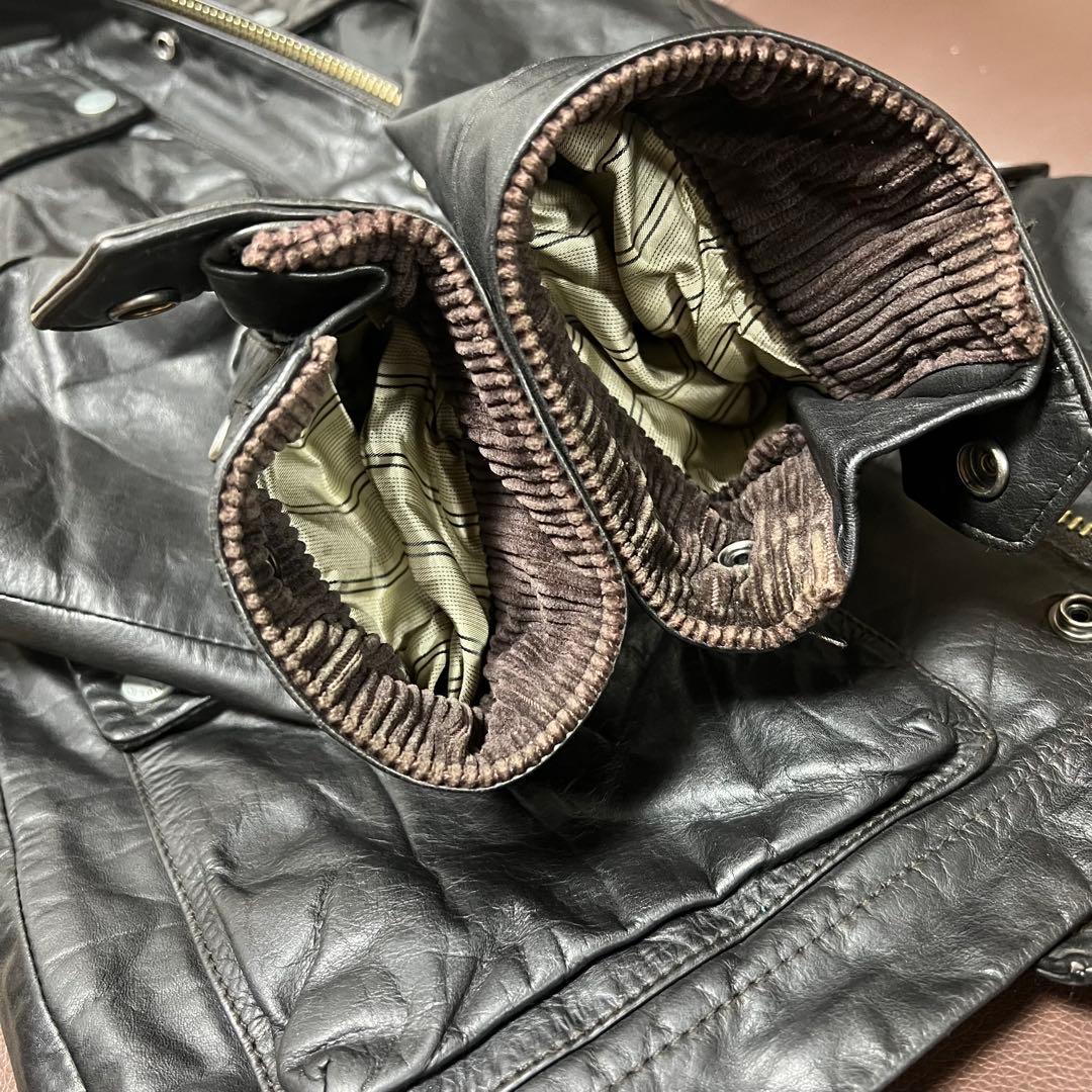 バナナリパブリック　レザージャケット　フィールドジャケット　ミリタリージャケット