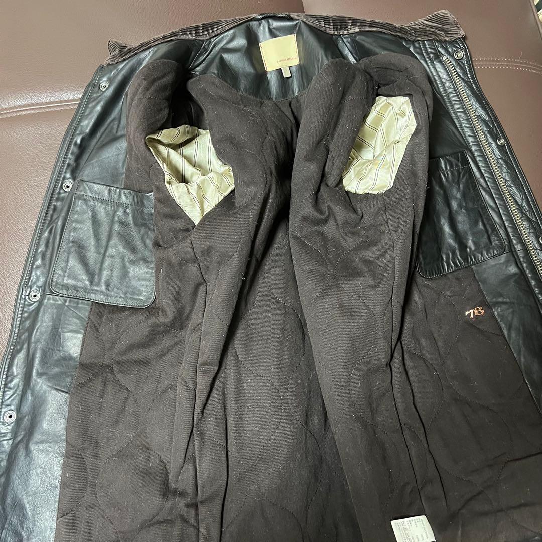 バナナリパブリック　レザージャケット　フィールドジャケット　ミリタリージャケット