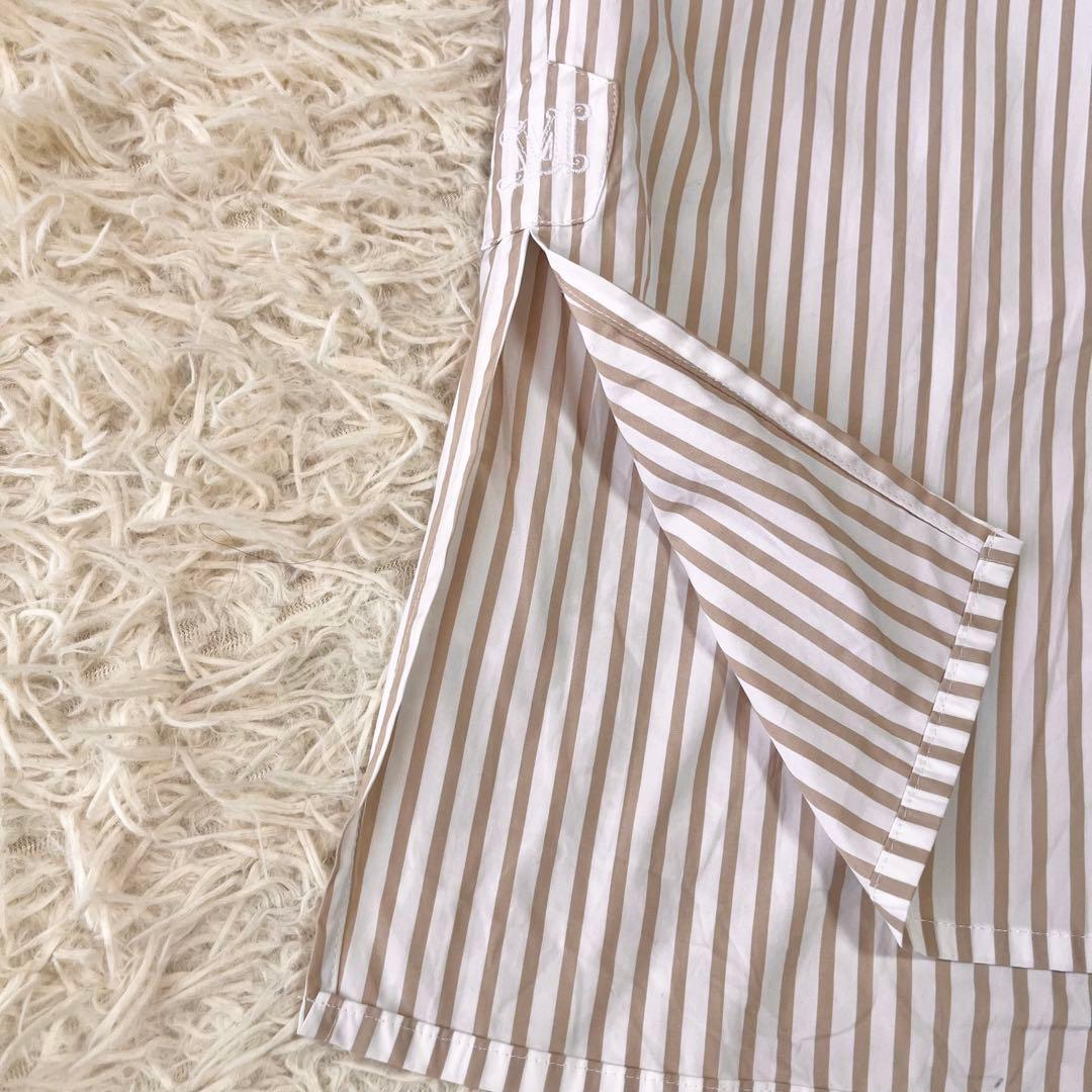 MaxMara マックスマーラ　ストライプ　シャツワンピース　40 ゆったり