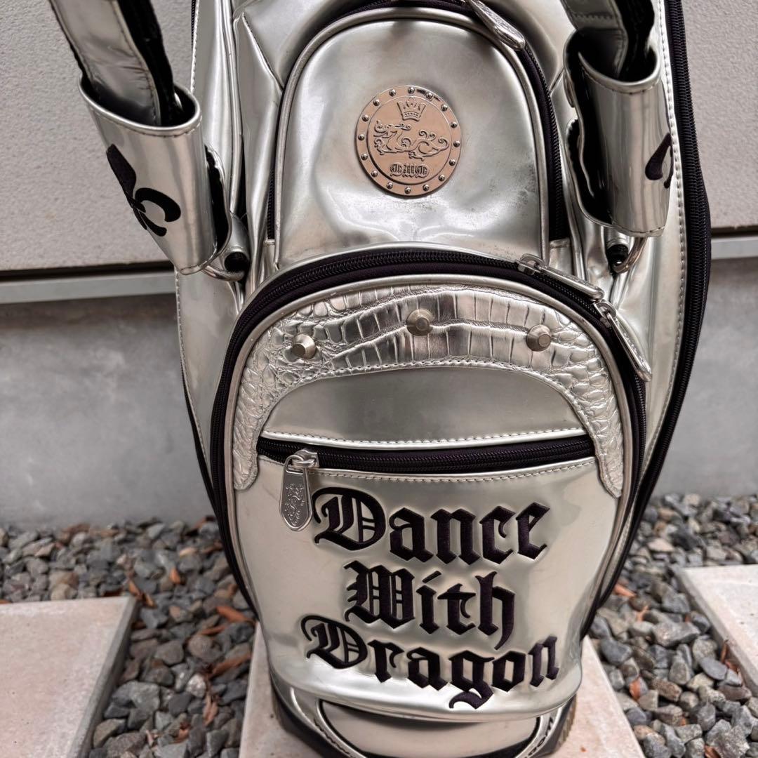 希少　限定100本　ダンスウィズドラゴン　キャディバック　シルバー　ゴルフ